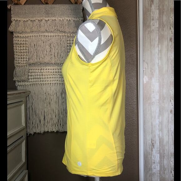 Bette & Court Yellow Sleeveless Performance Top - Picture 4 of 7